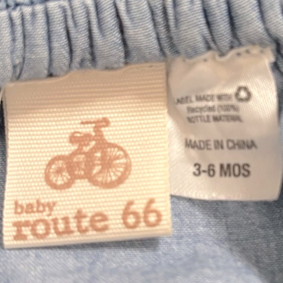 Cute Sequined Belted Romper Baby Route 66 - Picture 3 of 13